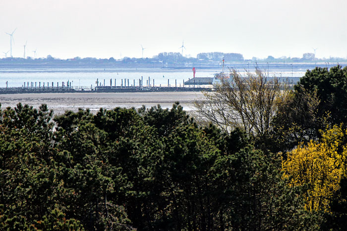 Westanleger durchs Teleobjektiv betrachtet