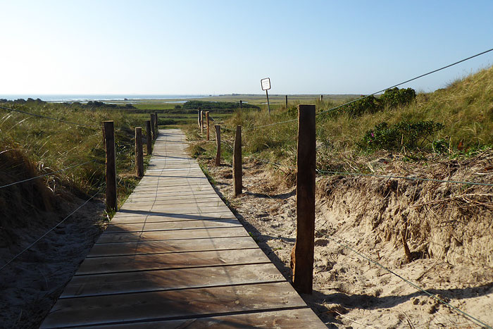 Dünenüberwegung im Westen