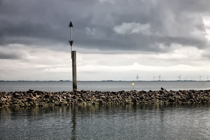 &Ouml;stlicher Steindamm des Westanlegers