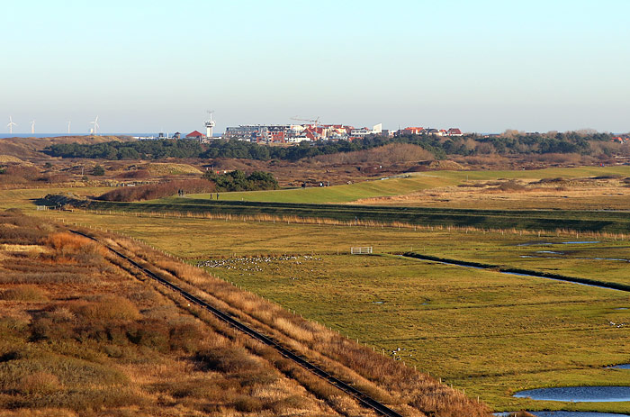 Inseldorf vom Leuchtturm aus gesehen