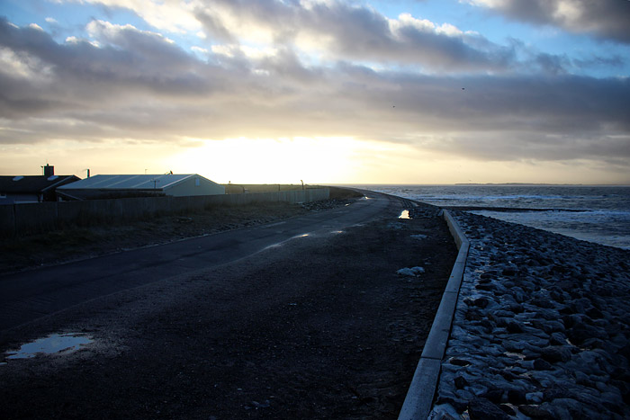 Auf dem Westdeckwerk