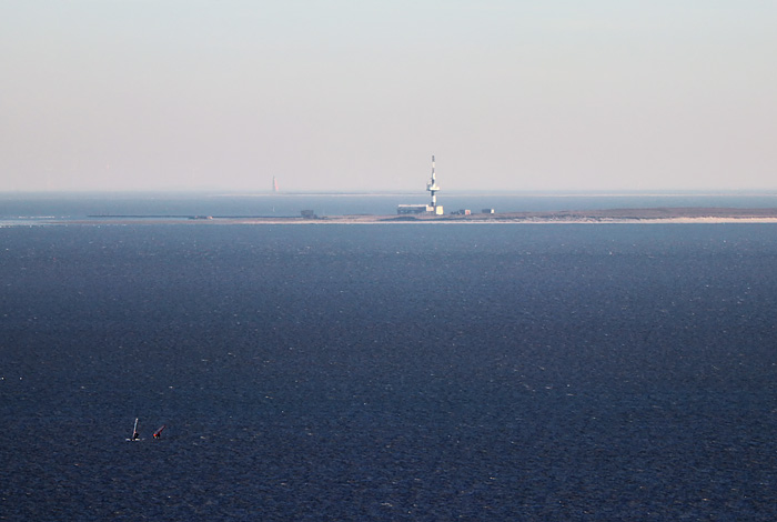 Blick nach Minsener Oog und Mellum