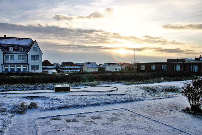 Cobigolf-Platz im Schnee