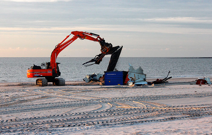 Bagger am Harle H&ouml;rn