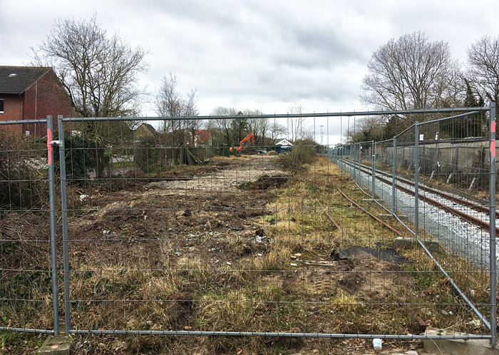 Ehemaliges Bahngelände an der Siedlerstraße