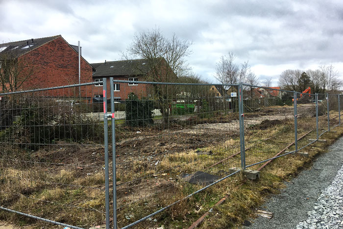 Ehemaliges Bahngel&auml;nde an der Siedlerstra&szlig;e