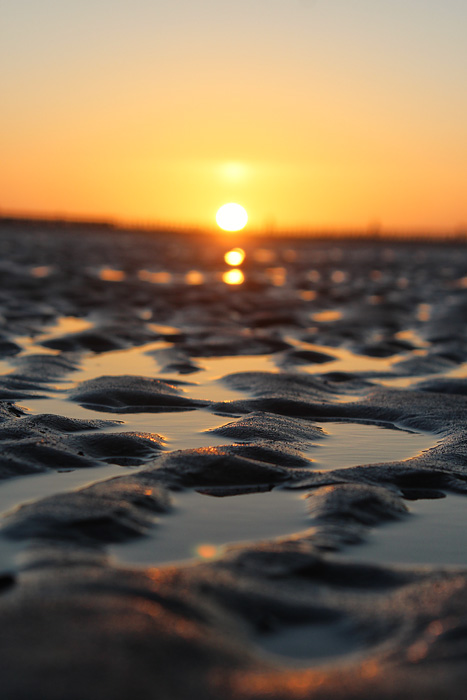 Abendstimmung am Inselstrand