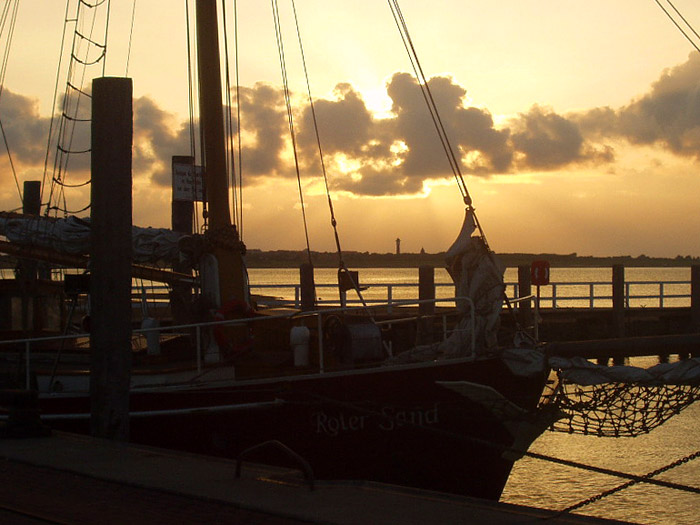 Morgenstimmung am Westanleger