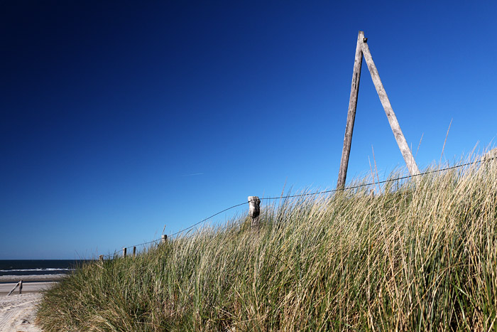 A-Mast an der &Uuml;berwegung Neudeich
