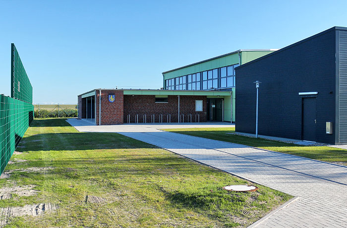 Turnhallen-Neubau in der Siedlerstra&szlig;e