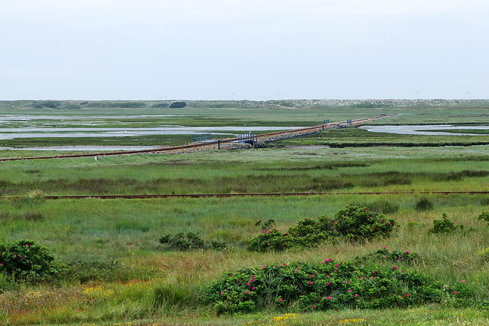 Bahnstrecke im Westau&szlig;engroden