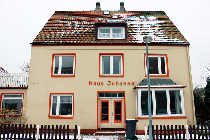 Frontansicht vom Haus Johanna