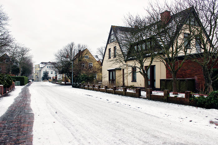 Friedrich-August-Stra&szlig;e im Winter