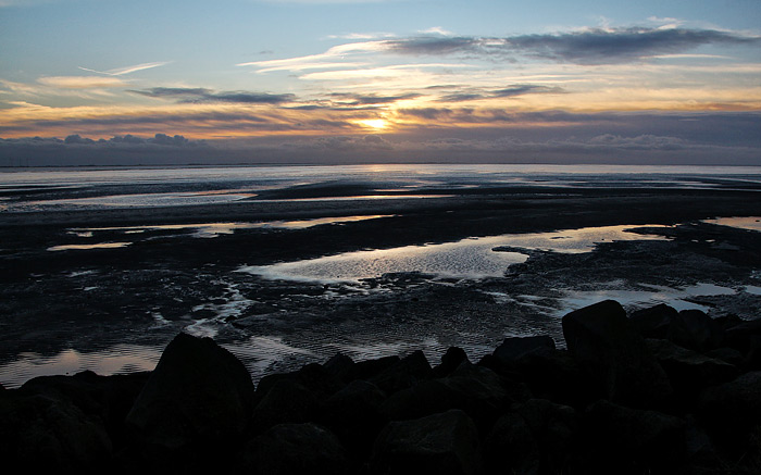 Watt bei Niedrigwasser