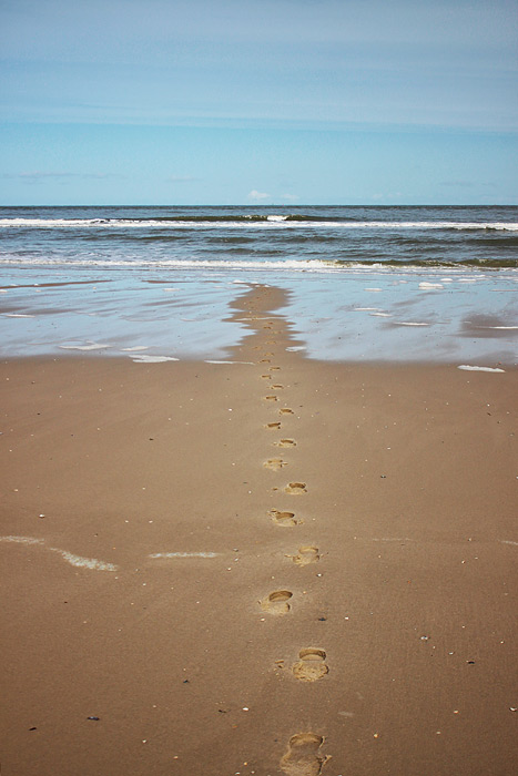 Spuren im Sand