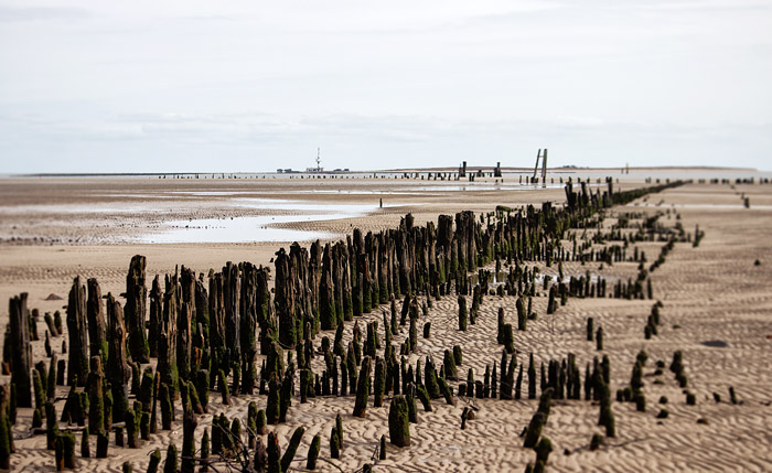 Pf&auml;hle am Ostende