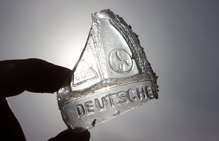 Glasscherbenfund im Osten