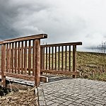 Neue Br&uuml;cke &uuml;ber den Deichgraben