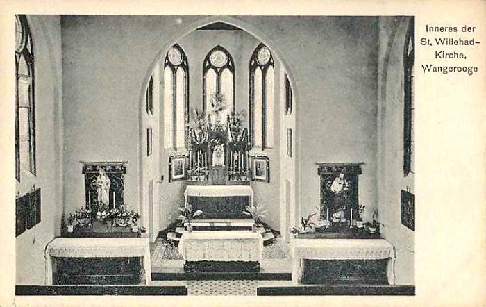 Inneres der &raquo;St. Willehad&laquo;-Kirche