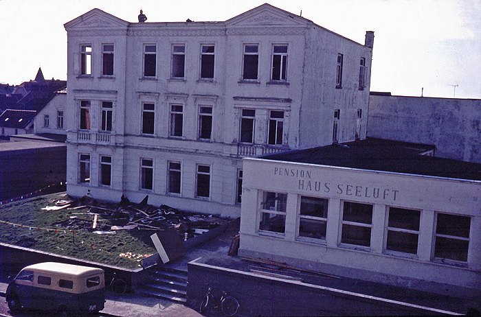 Abbruch von Pension Haus Seeluft