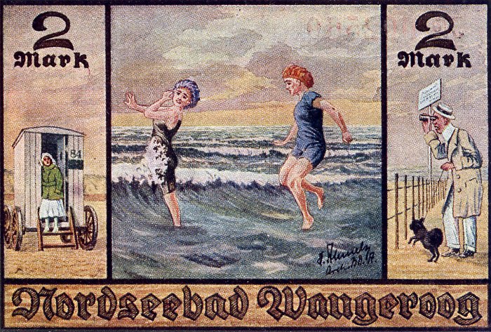 Wangerooger Notgeld, 2 Mark