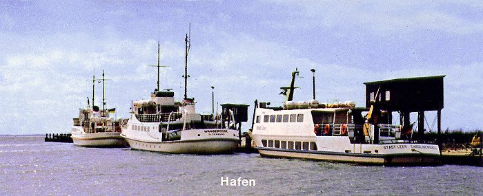 Schiffe am Westanleger