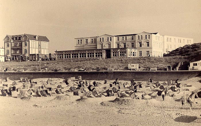 Strand mit Hotel &raquo;Gerken&laquo;