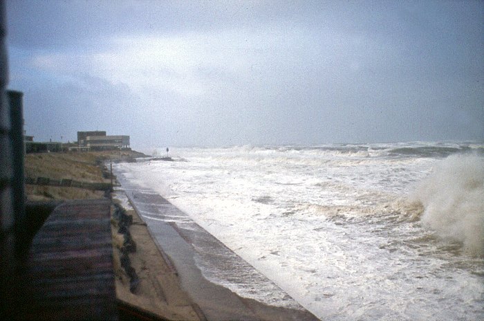 Sturmflut 1976. An der Uhr