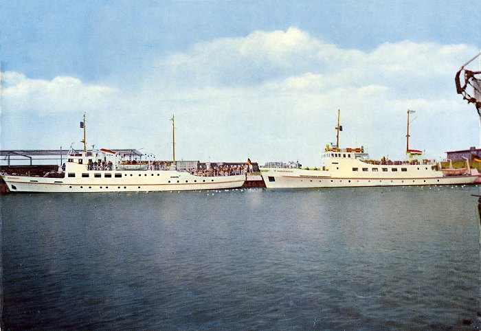 B&auml;derschiffe &raquo;Oldenburg&laquo; und &raquo;Wangerooge&laquo;