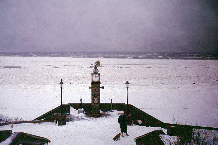 Eisschollen am Hauptstrand
