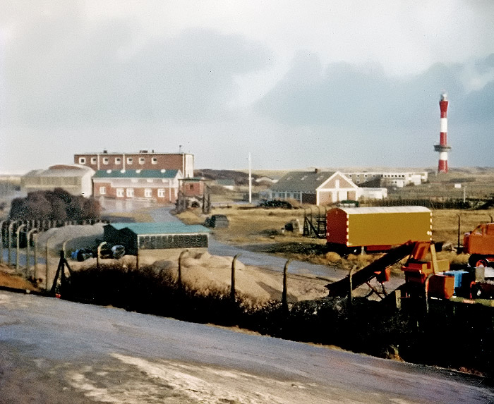 Schirrhof des WSA bei Sturm