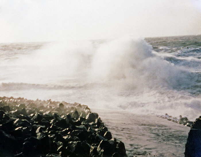 Brandung bei schwerem Sturm