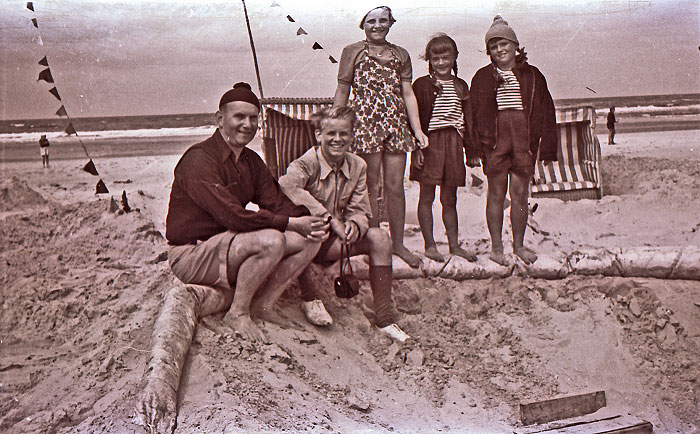 Familienidyll am Strand