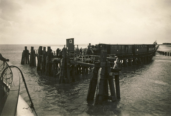 Kurz vor Ankunft am Ostanleger