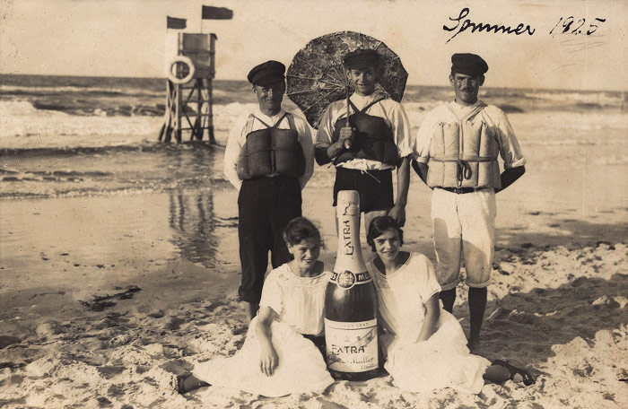 Badestrand im Sommer