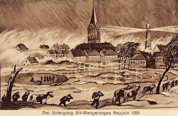 Der Untergang Alt-Wangerooges