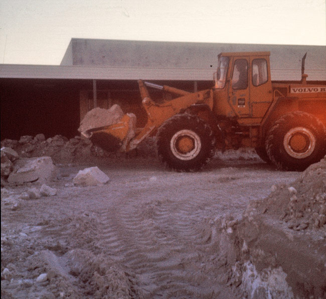 Schneer&auml;umung mit dem Radlader
