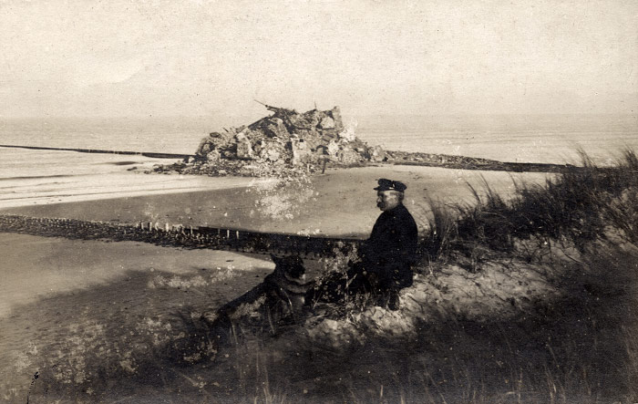 Reste des gesprengten Westturms