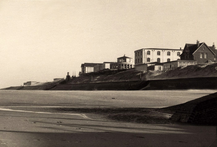 Badestrand nach der Sturmflut