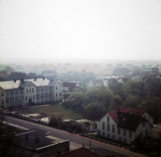 Charlottenstra&szlig;e vom Kran gesehen