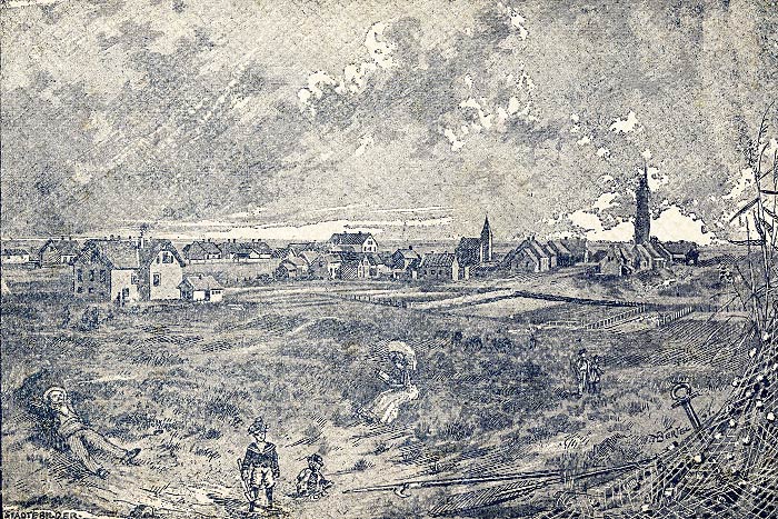 Dorf vor der Jahrhundertwende