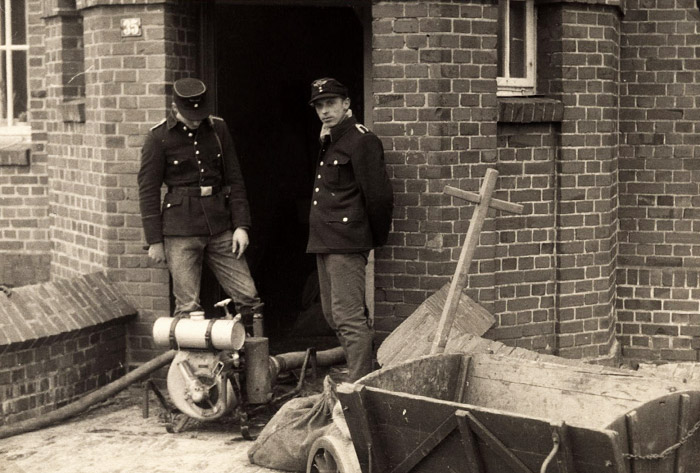 Pumparbeiten in der Charlottenstra&szlig;e