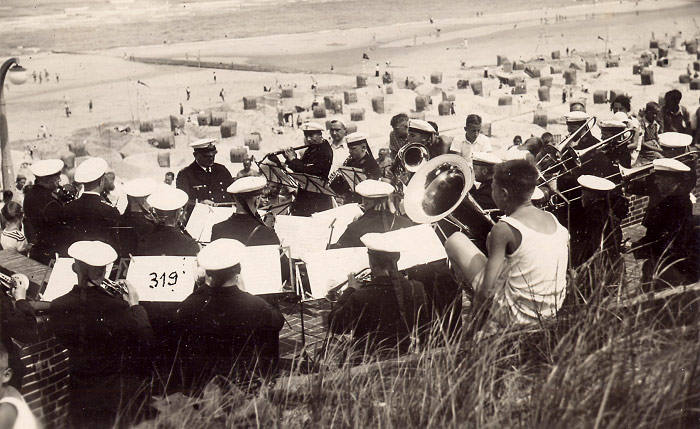 Blaskonzert auf der Strandpromenade