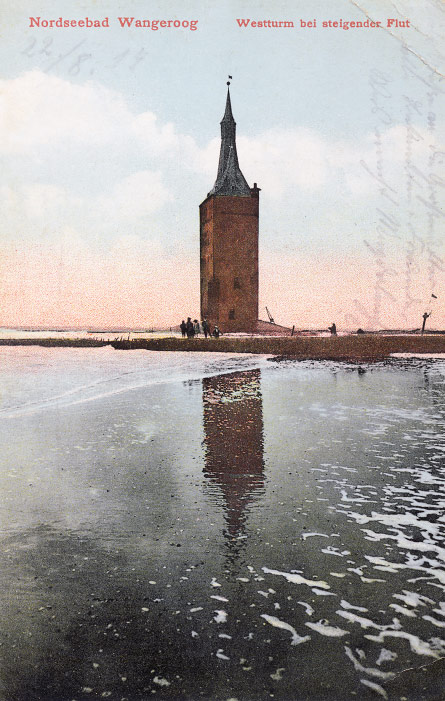 Westturm bei steigender Flut