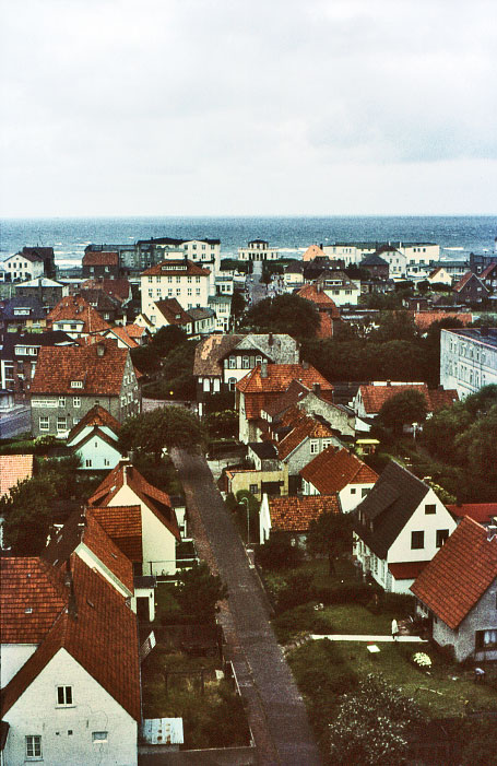 Robbenstra&szlig;e vom Leuchtturm aus gesehen