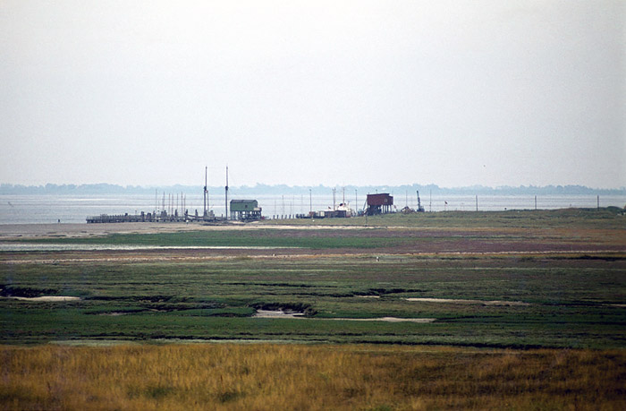 Lagune im Westau&szlig;engroden und Anleger