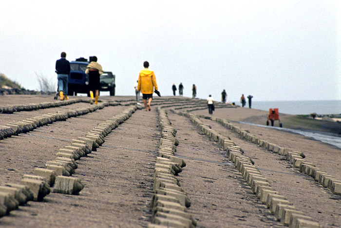 Baufahrzeuge auf dem Nordwest-L&auml;ngswerk