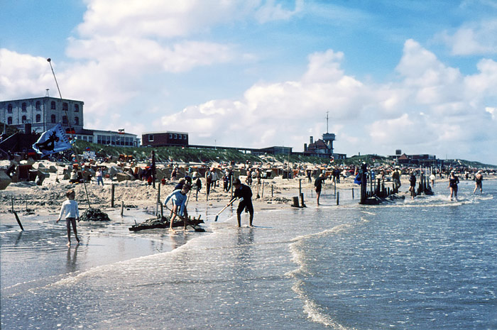 Hauptstrand im Sp&auml;tsommer