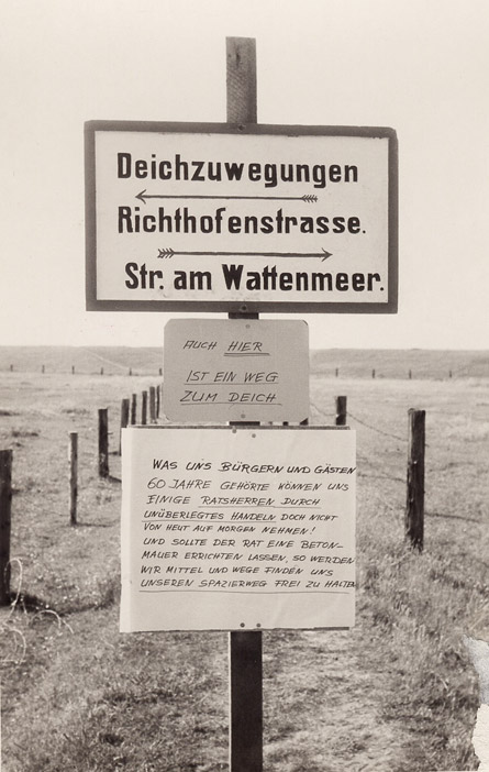 Gesperrte Deichzuwegung