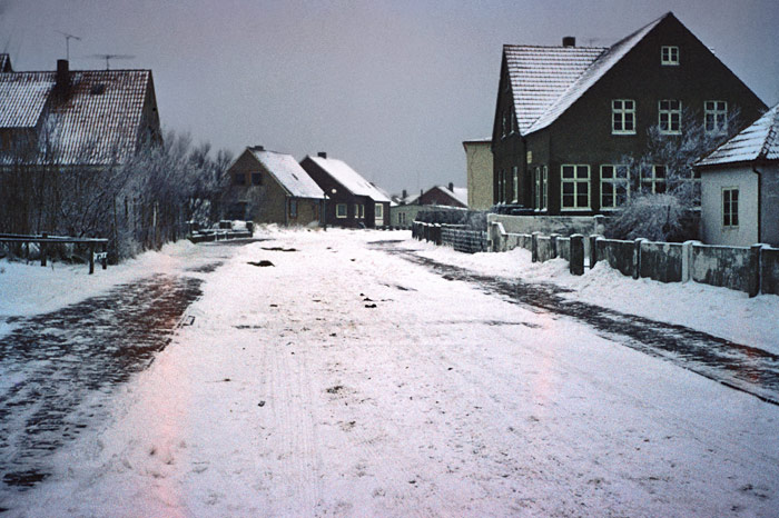 Verschneite Kapit&auml;n-Wittenberg-Stra&szlig;e